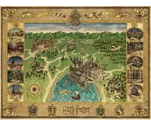 Ravensburger casse-tête Casse-tête 1000 harry potter La carte de Hogwarts 4005555007203