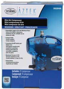 Testors Airbrush mini compresseur bleu 075611520483