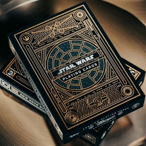 Bicycle Cartes à jouer Theory11 - Star Wars Gold Edition *