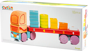 Cubika Camion avec figures geometriques 4823056513425