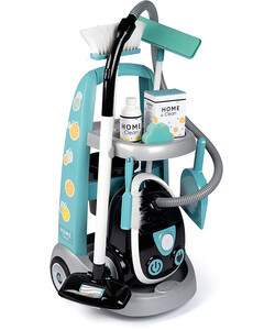 Smoby Chariot ménager et aspirateur 8 pièces 3032163303169