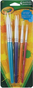 Crayola Pinceaux gros ronds ensemble de 4 063652361905