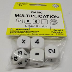 Koplow Games Ensemble dés educatif multiplication (5) 018183015520