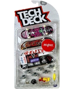 Tech Deck Tech Deck - Ensemble de 4 planches à doigt - Revive 778988419328
