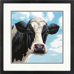 Dimensions PaintWorks Peinture à numéro Vache 11x11" 91731 088677917319