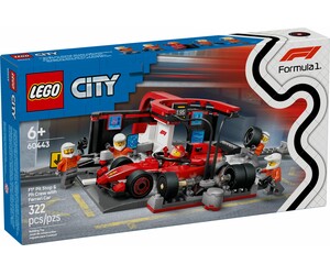LEGO LEGO 60443 Arrêt au stand de F1® avec voiture Ferrari 673419403467
