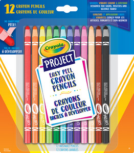 Crayola 12 Crayons de couleur faciles à développer 063652049209