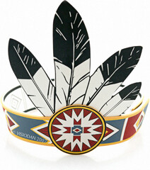 Liontouch Costume d'amérindien bandeau en mousse EVA Liontouch 507 5707307005077
