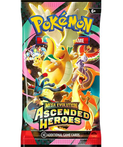 Pokémon Pokemon Mega Evolution 2.5 - ascended heroes - booster (unité) POKEMON