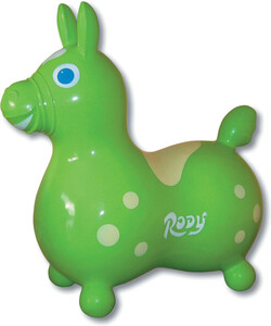 Ledraplastic Rody le cheval sauteur, vert pomme, animal sauteur 45 kg / 100 lbs 8001698070049
