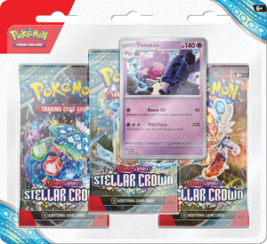 Pokémon Pokemon Scarlet & Violet Stellar Crown - 3pk blister - Tinkaton *