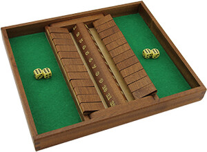 Autruche Shut the Box en bois 34cm 067233260250