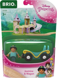 BRIO Brio Train en bois Disney Princess Jasmine et son wagon 33359 7312350333596