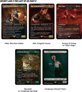 Wizards of the Coast MTG secret lair - playstation super drop - the last of us part ii path of retribution 195166308715