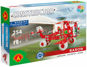 Constructor Constructor Triplan Baron, 254 pièces en métal 5906018016550