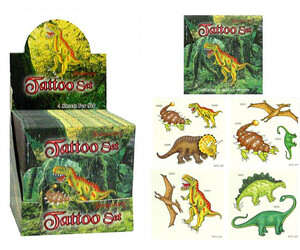 Tattoo temporaire dino 2 (unité) (varié) 809519106117