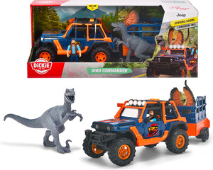 Dickie Toys Jeep et Dinosaure - Sons et lumières 40 cm 1:24 4006333080814
