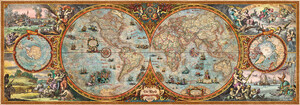 Heye Casse-tête 6000 Hemisphere Map 4001689296155