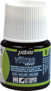 pébéo Peinture pour verre vitrea 160 45ml laque bleue 10 3167861110105