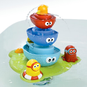 Yookidoo Fontaine de bain à batterie et figurines interchangeables 020373401150