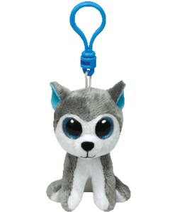 Ty Beanie boos clip (5") - slush - husky 008421365036