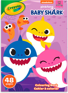 Crayola Livre à colorier 48 pages - Baby Shark 063652059604