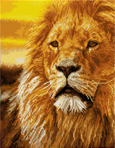 Diamond Dotz Broderie diamant Square - Lord of the Serengeti (Diamond Painting, peinture diamant) 4895225917822