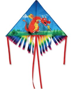 Premier Kites Cerf-volant monocorde Fringe delta 42 - dragon 630104173913