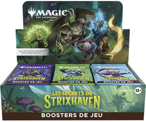 Wizards of the Coast MTG secrets of strixhaven - play booster box (francais) 5010996367501