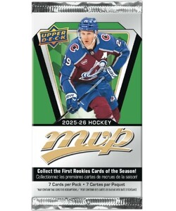 Upper Deck Upper deck MVP hockey 25/26 retail booster (7/36/20) 053334013079