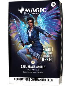 Wizards of the Coast MTG Foundations - Commander Deck - Calling All Angels 195166337708