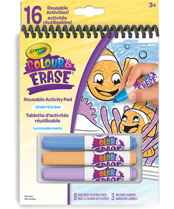 Crayola Colorie et efface Le monde marin 063652691705