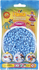 Hama Hama Midi 1000 perles bleu pastel 207-46 028178207465