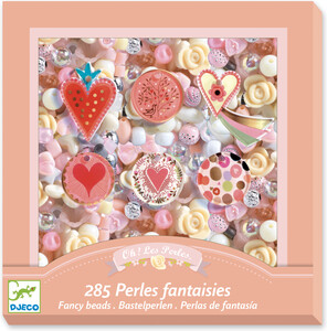 Djeco Perles fantaisies Coeurs 3070900098558