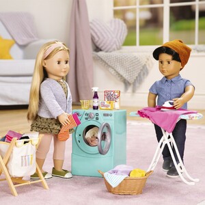 Poupées Our Generation Accessoires de luxe OG - "Tumble & Spin Laundry Set" pour poupée de 46 cm 062243428126
