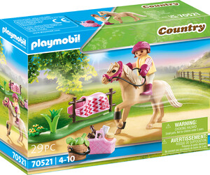 Playmobil Playmobil 70521 Cavalière avec poney beige 4008789705211