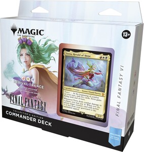 Wizards of the Coast MTG Final fantasy collector commander Revival trance 