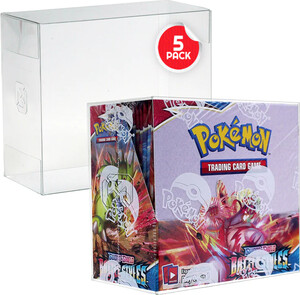 Evoretro EvoRetro pokemon booster large box pet protector soft crease 0.50mm 5pk 3701492103435