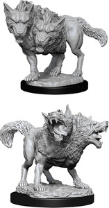 NECA/WizKids LLC Dnd unpainted minis wv11 death dog 634482900239