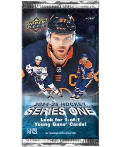 Upper Deck Upper Deck Series 1 Hockey 24/25 Hobby booster (12/12/12) 053334655866
