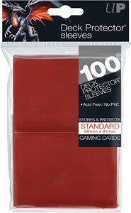 Ultra PRO Protecteurs de cartes Standard PRO-Gloss rouge 100ct 074427826949