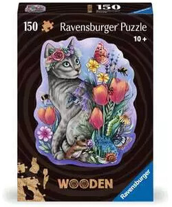 Ravensburger Casse-tête 150 pièces en bois Joli chat 4005555007579