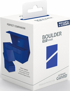 ultimate guard Ultimate Guard Deck Box Boulder 100+ solid blue 4056133025621