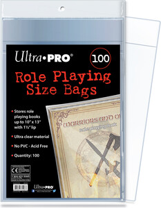 Ultra PRO Pochette de livres de jeux de rôle 10" x 13" 100ct 074427815066