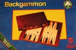Węgiel (Wegiel) Backgammon / jacquet en bois pliant petit, bourgogne 13x8x1.5" 