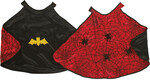 Creative Education Costume cape réversible araignée / chauve-souris rouge, 4-6 771877552731