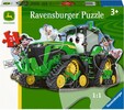 Ravensburger Casse-tête plancher 24 John Deere En forme de tracteur 4005556051724