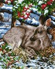 Diamond Dotz Broderie Diamant - Biche couchée dans le pré enneigé (Quiet Moment) (Diamond Painting, peinture diamant) 4897073249247