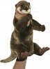 Hansa Creation Marionnette loutre peluche 28cm 4806021940310