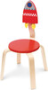 Scratch Chaise en bois pour enfant espace 5414561823155